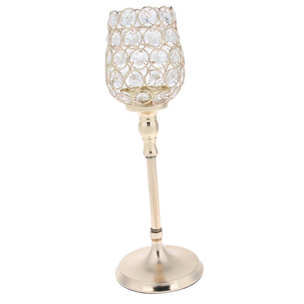 Crystal Candlestick Candle Holder Candelabra Wedding Dining Table Centerpieces