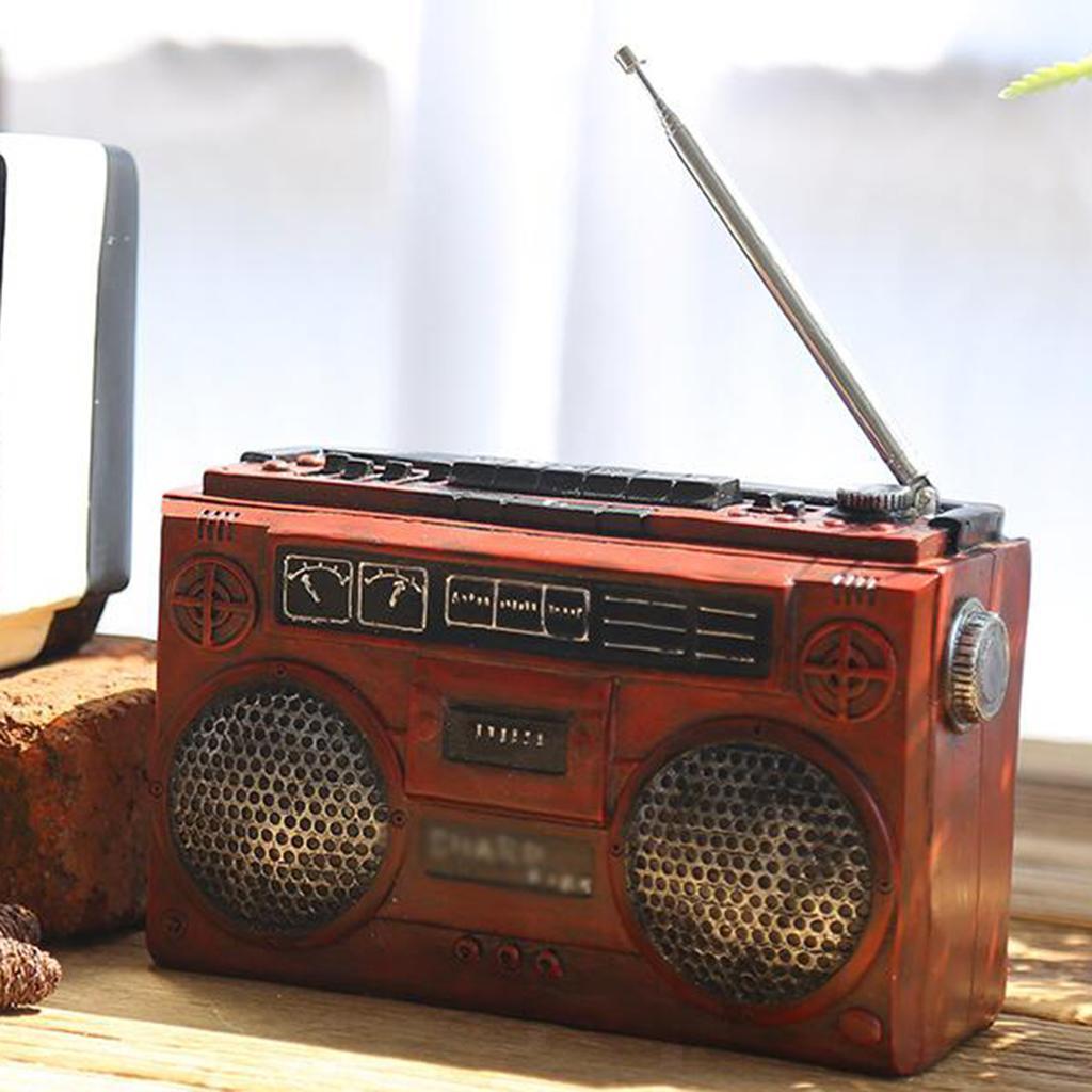 Vintage Harz Radio Handwerk Wohnaccessoires