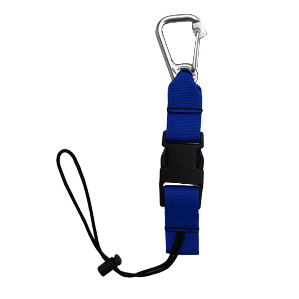 Scuba Dive Light Camera BCD Lanyard with Quick Release Buckle Clip Blue B