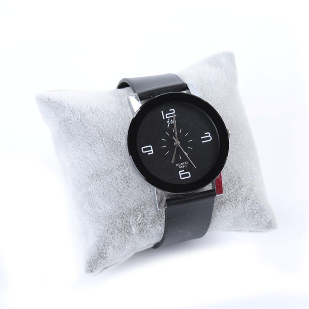 5 Pieces Gray Velvet Bracelet Watch Jewelry Pillow Cushion Display Showcase