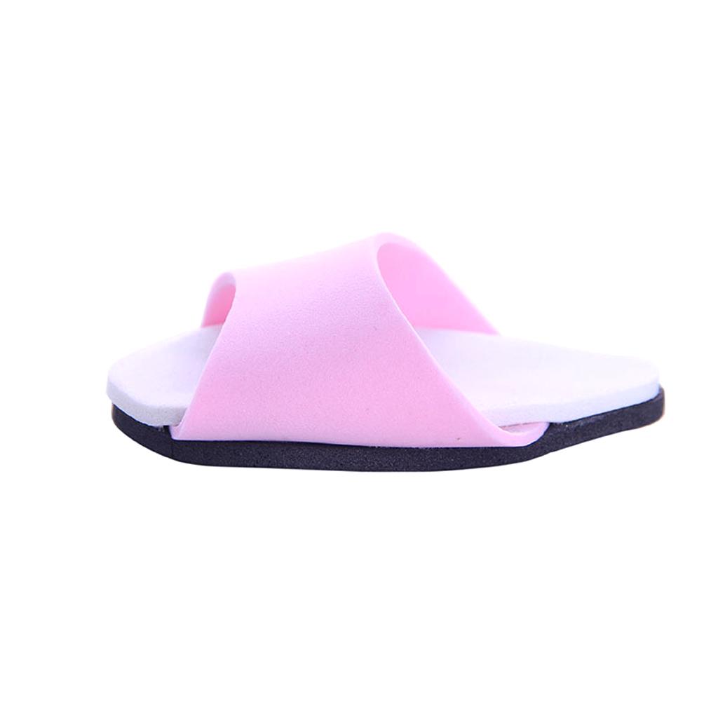 Plastic Doll Slippers Shoes for 18inch   pink