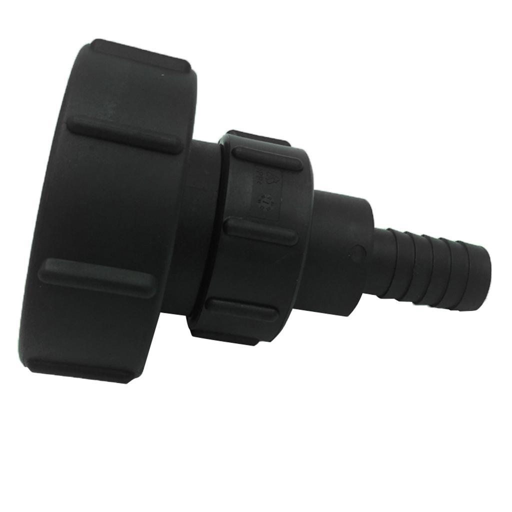 1000L IBC Drain Adapter Garden Hosetail Fitting 3"/95mm to 20/25/32/40/50mm 
