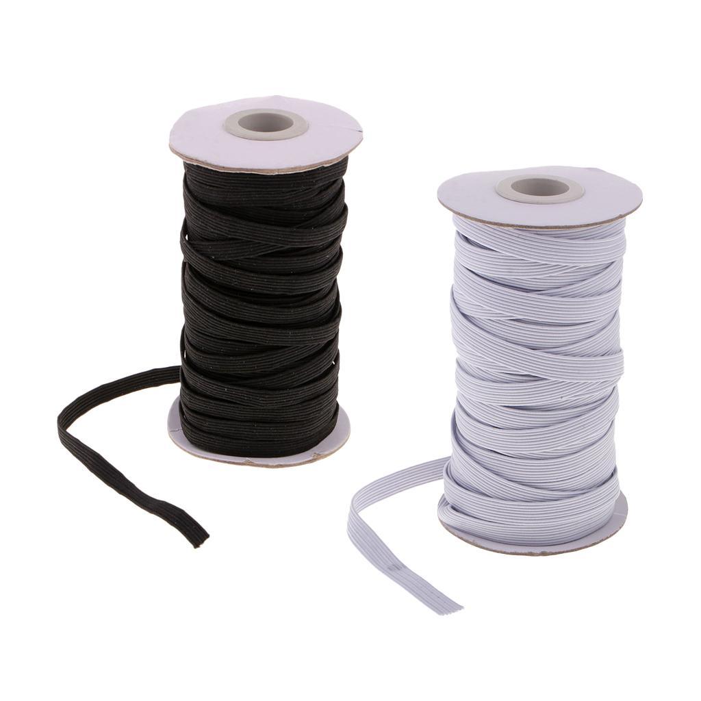 17 Meter Gummiband zum Nähen 8mm Breit Wäschegummi Gummizug elastisches