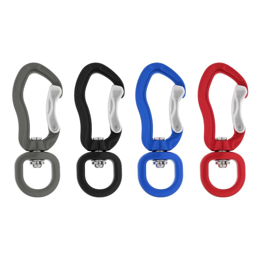 400KG Swivel Carabiner Hanging Connect Hook for Climbing Camping Hiking Red