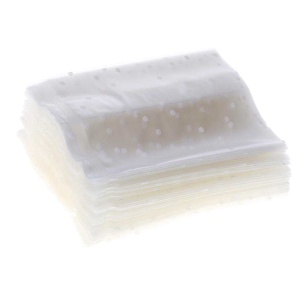 100 Pieces Plastic Biscuit Cookie Packaging Bags Candy Sealing Bag 5.5x8.5cm