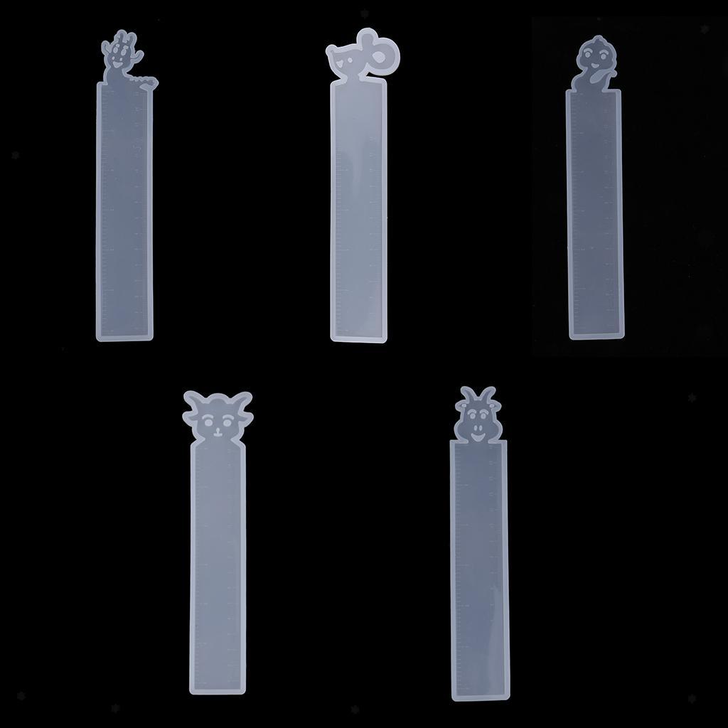 Animal Silicone Mould DIY Resin Decorative Mold Craft Math Ruler Mold Tool