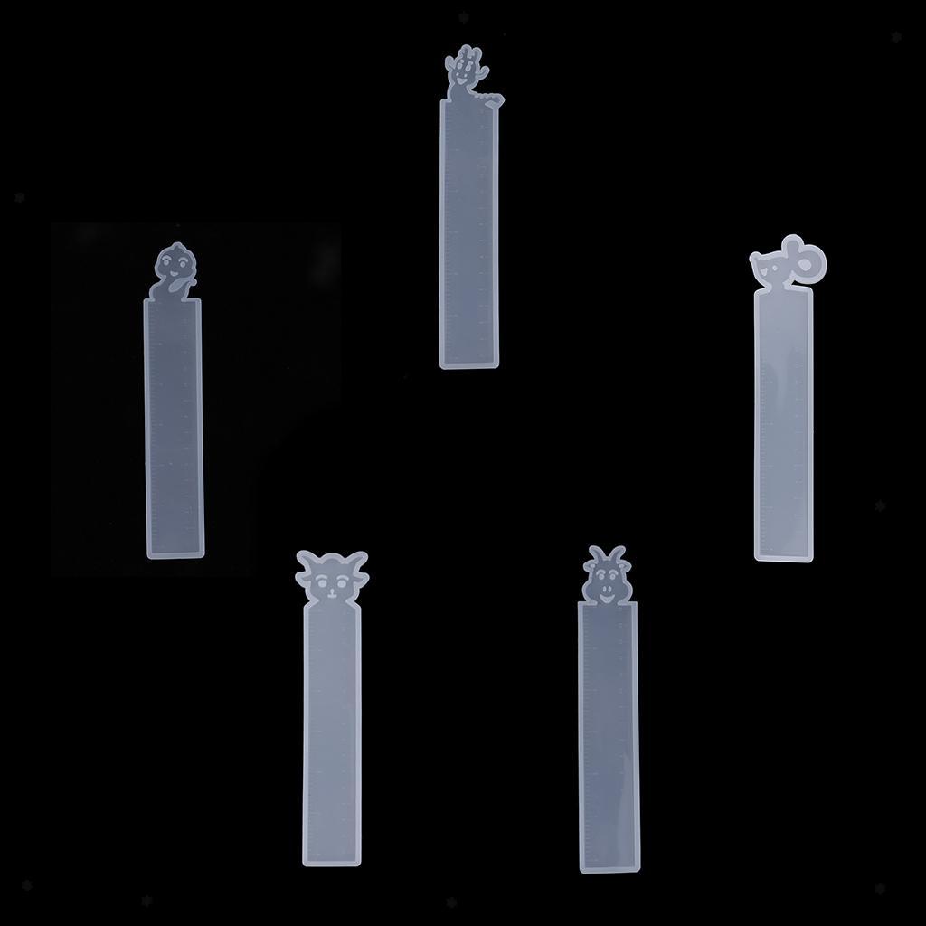 Animal Silicone Mould DIY Resin Decorative Mold Craft Math Ruler Mold Tool