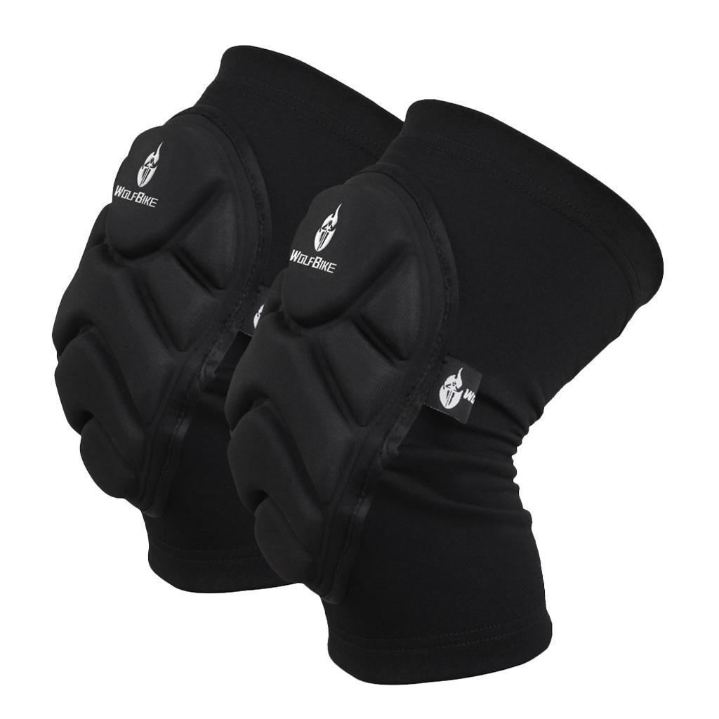 Unisex Knee Pads Guards Sleeves for Basketball Cycling Skiing Extreme Sports