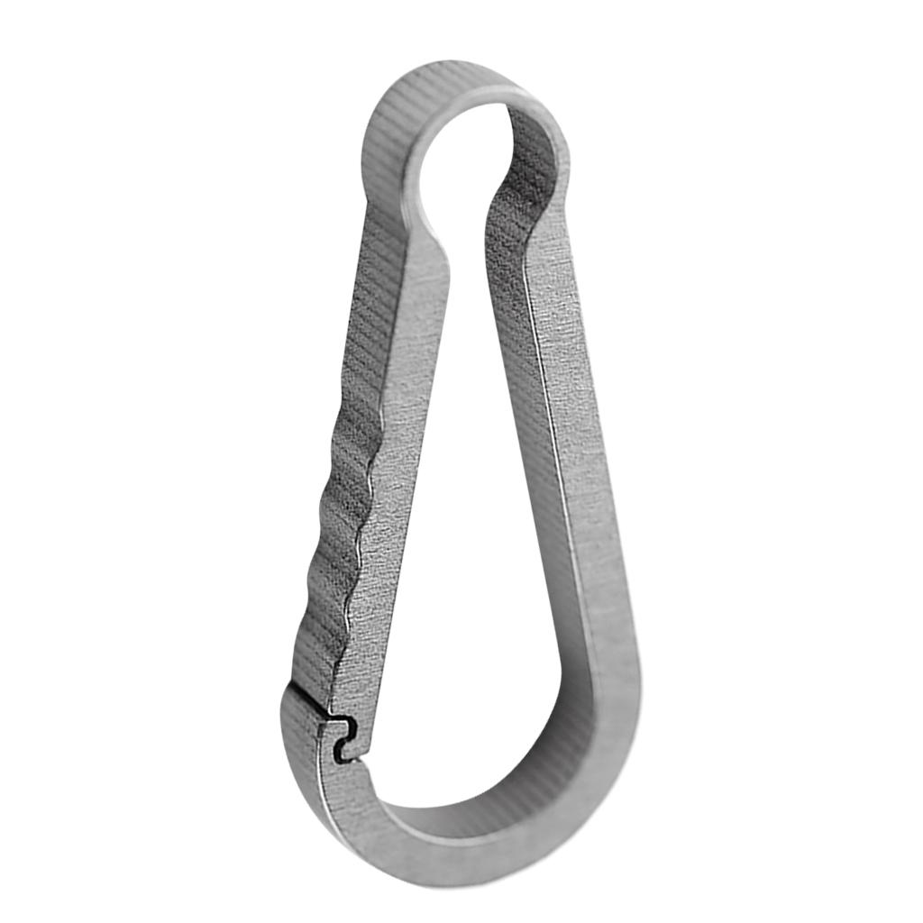 Durable Metal Buckle Snap Spring Clip Hook Quick Release Carabiner Outdoors 