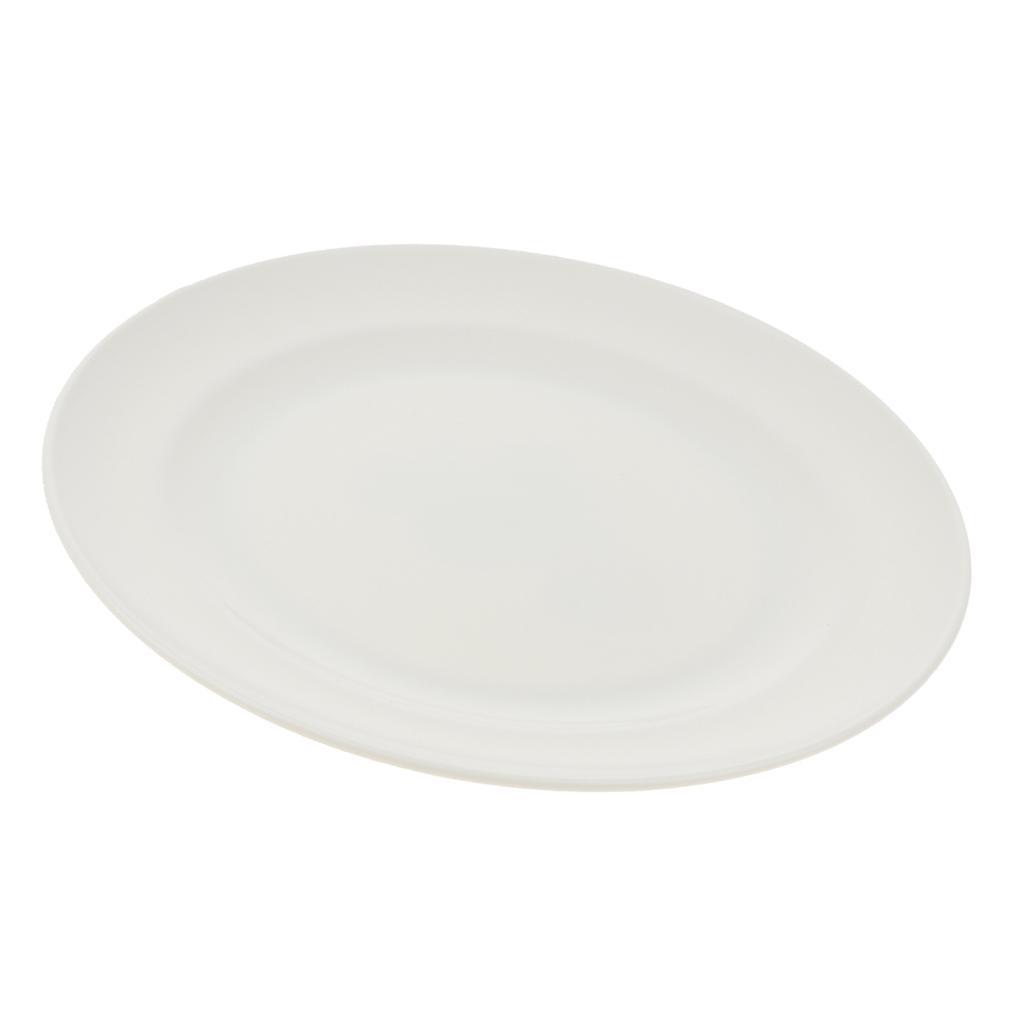 Plastic Plate Holder Picnic BBQ Party Camping Outdoor Washable BBQ Food Tray