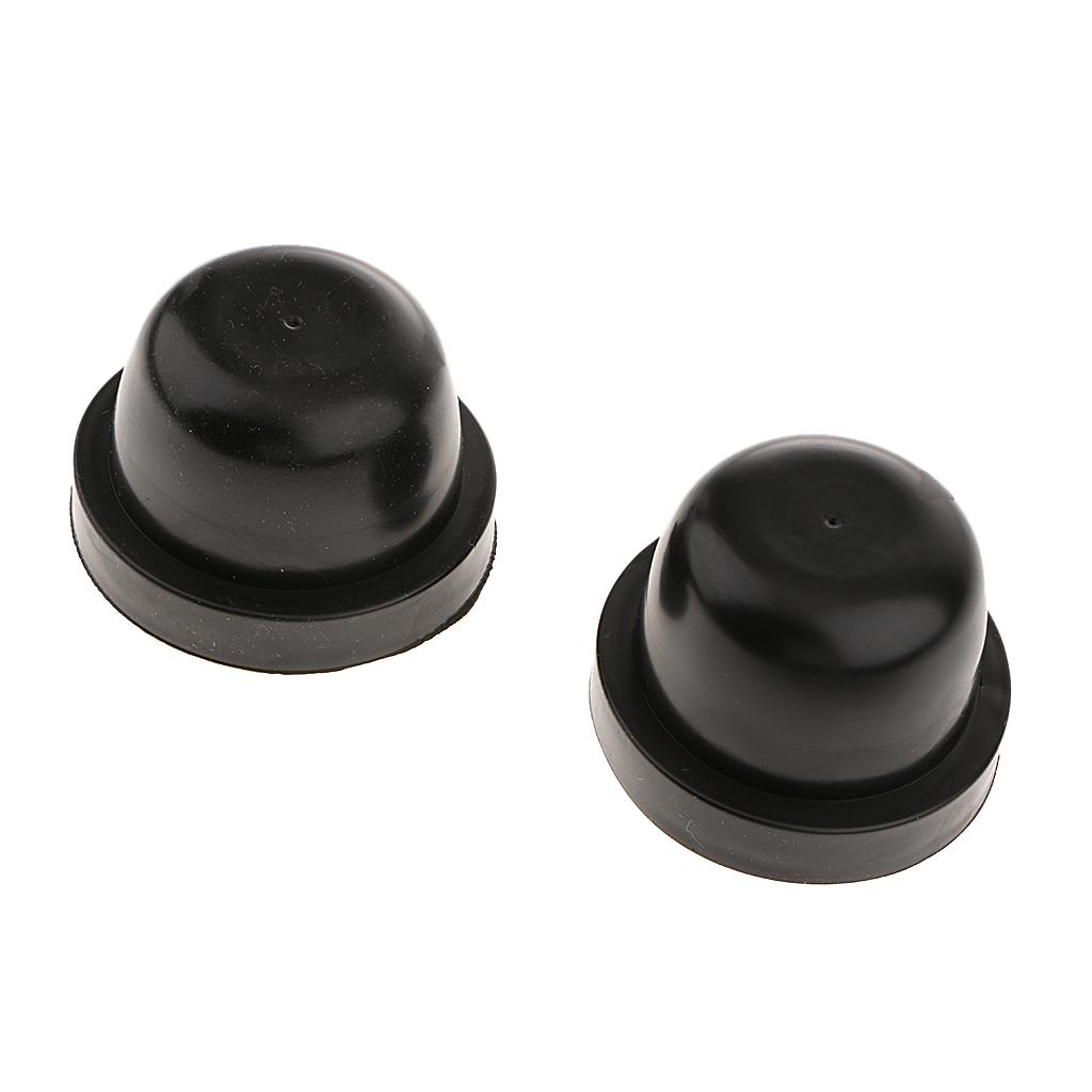 2x Universal HID LED Headlight Headlamp Dust Cover Light Cap Dustproof 70mm