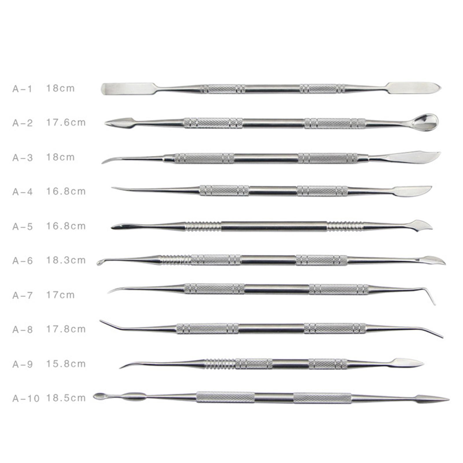 10x DIY Art Modeling Carving Tools Clay Ceramic Pottery Sculpture Wax Knives
