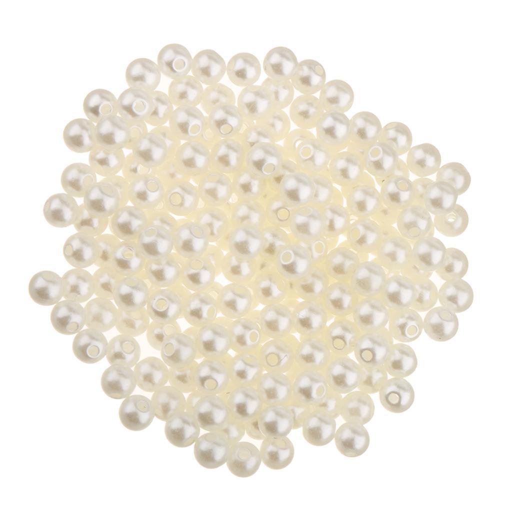100 x 8mm Runde Kunststoff Acryl Perlen Spacer Beads Diy   farbe auswahl 