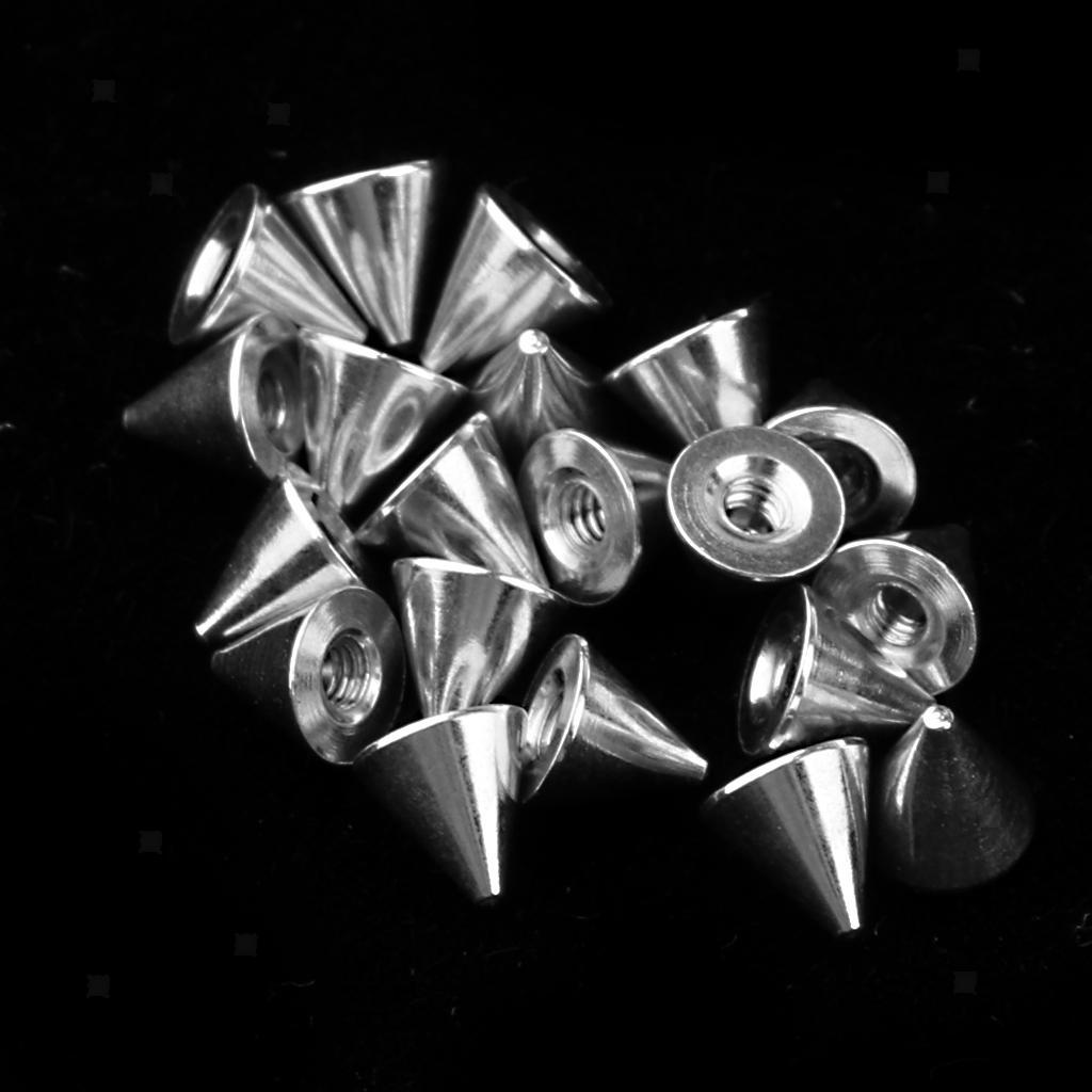20 Stück Bulk Edelstahl Piercing Schmuck Spike Fit 16g Langhantel