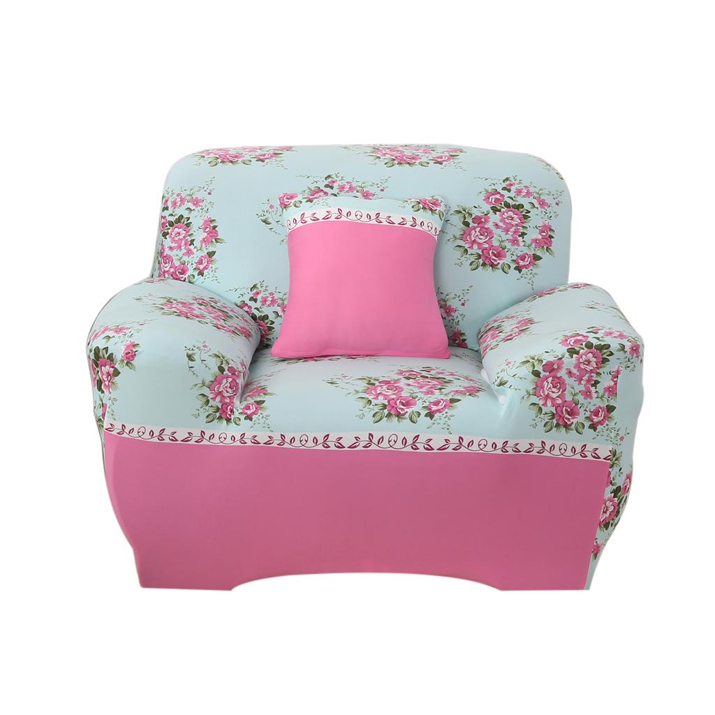 Washable Seater Sofa Slipcover Protector Couch Cover 90-140cm Peony