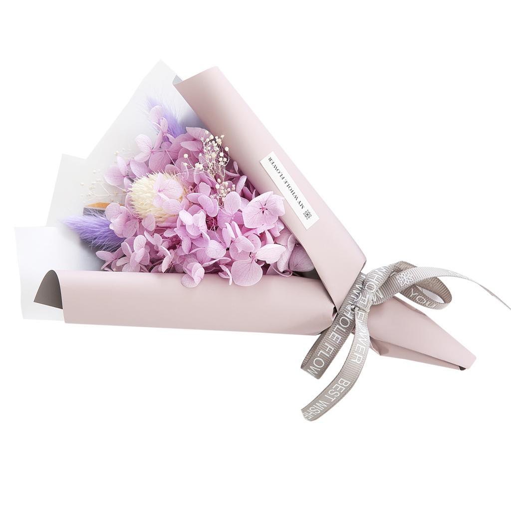Séché fleur maison mariage décoration Real éternelle Hydrangea Bridal Bouquet Pick 