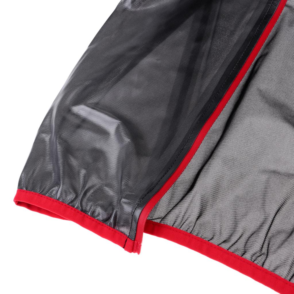 Bike Bicycle Cycling Full Rain Suit Waterproof Hooded Rain Coat Jacket