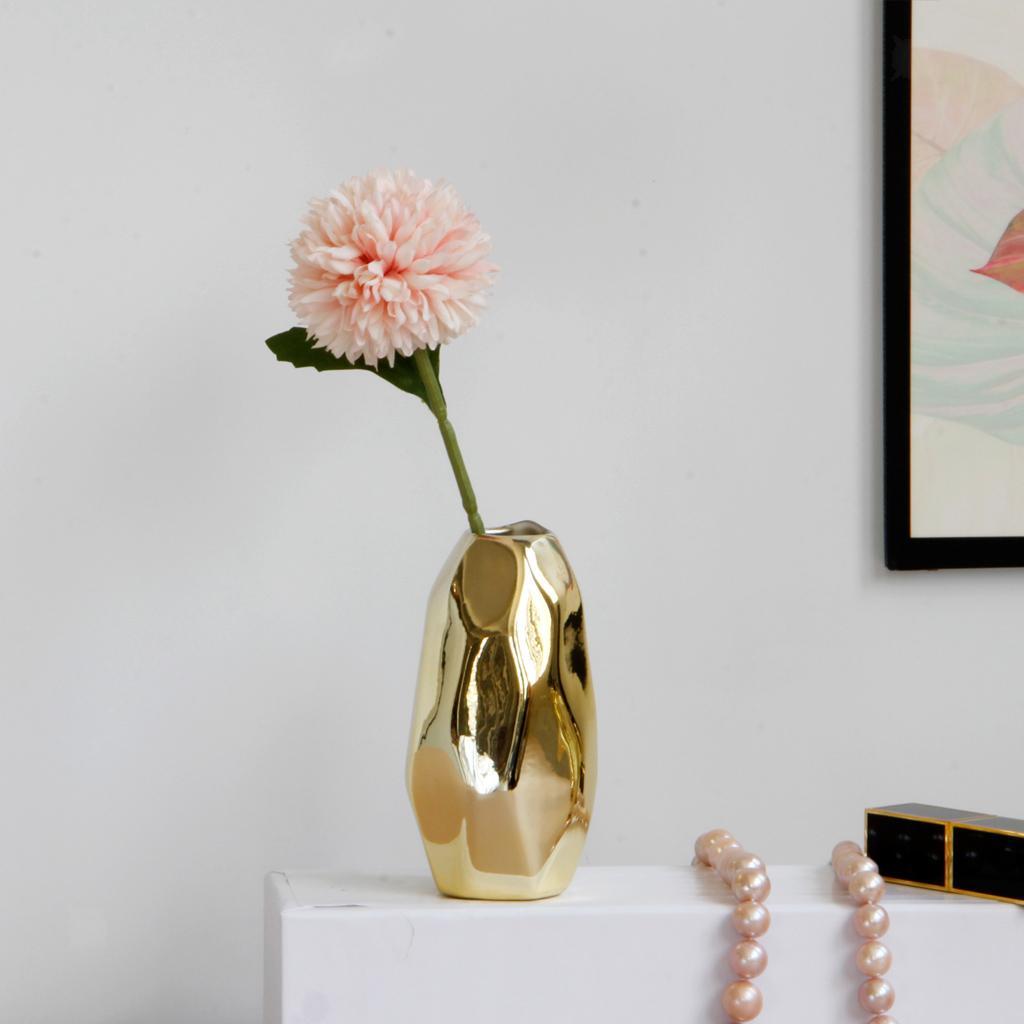 European Style Decorative Ceramic Vase Flower Display Desktop Home Bar Decor 