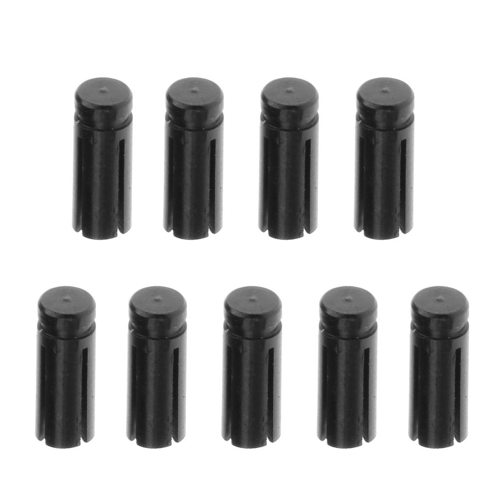 9 Pieces Aluminium Flight Protectors Savers Dart Accessory Universal Black