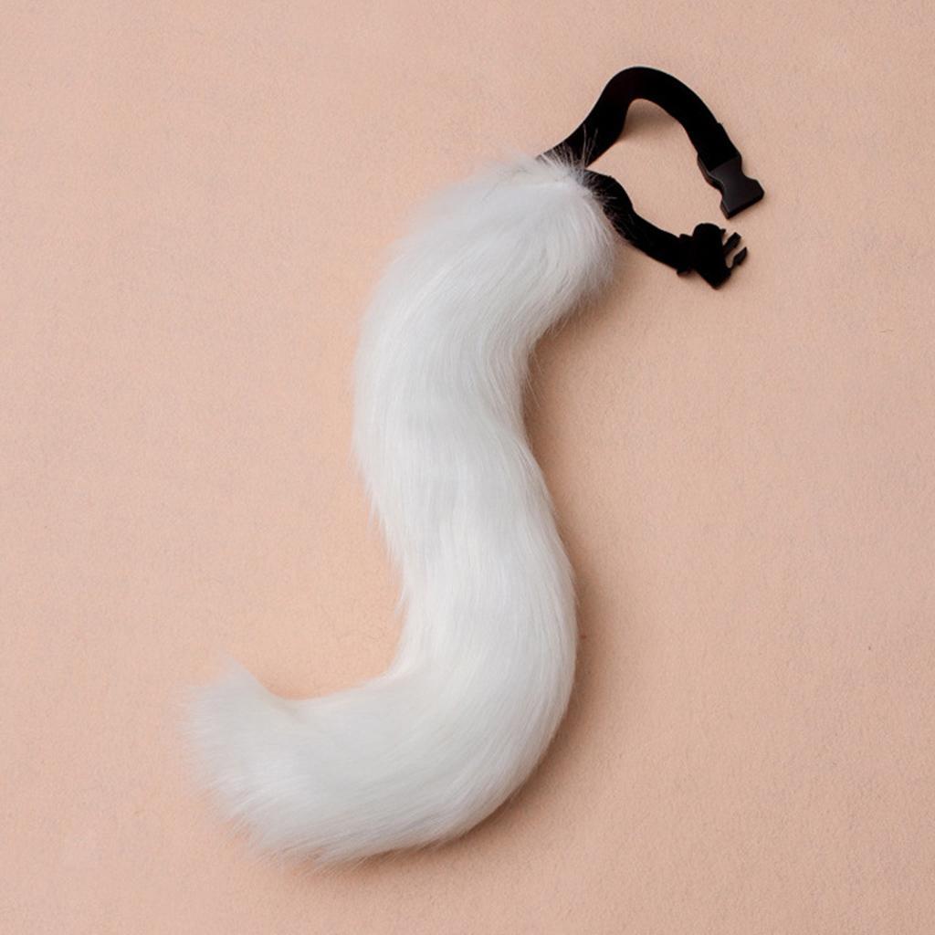 Halloween Unisex Wolf Lowrie Tail 50 cm Length Animal Cosplay Fancy Dress Props