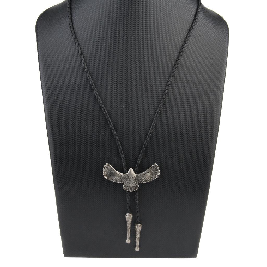 Erwachsene Männer Antiken Stil Legierung Metall Adler Anhänger Bolo Tie