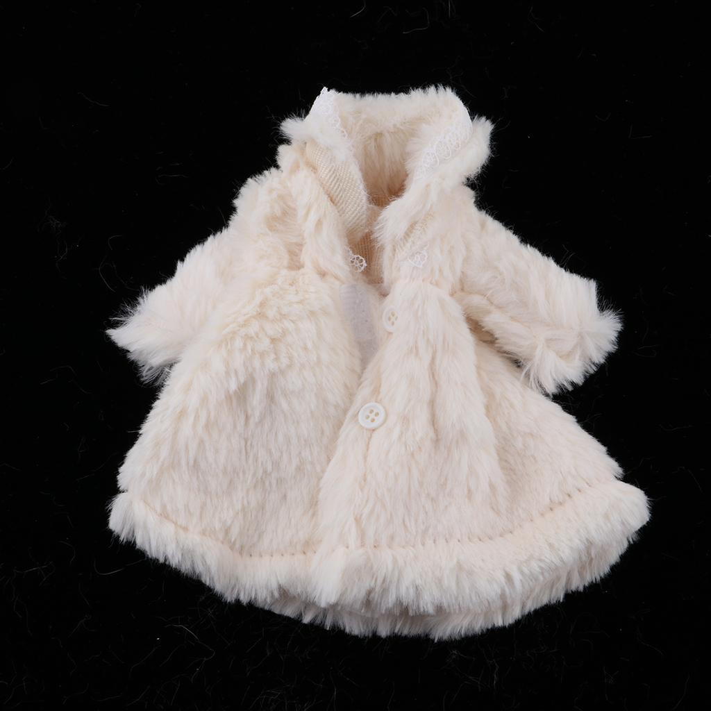 Puppen Winter Kleidung Plüsch Mantel für 1/6 Mädchen Puppen Dress Up