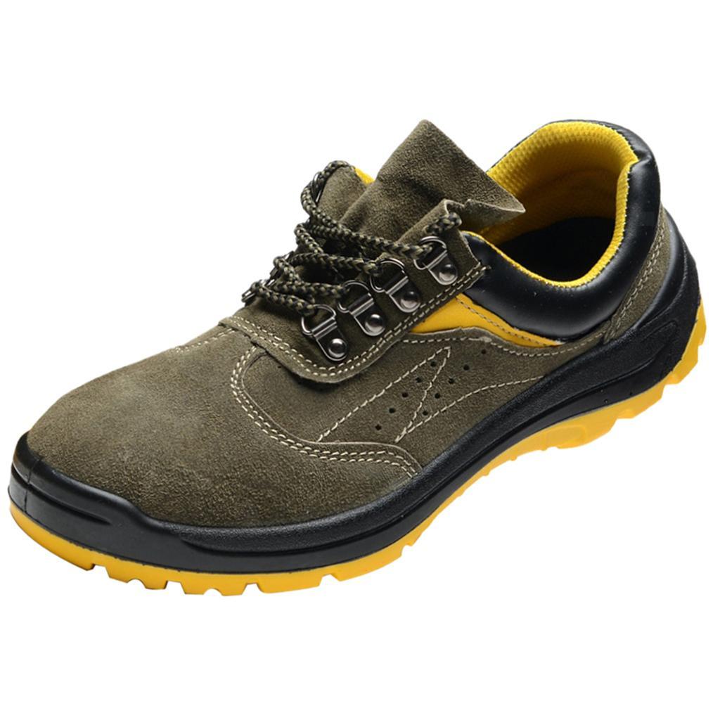 Amblers FS188N Safety Mens Grey Steel Toe Cap Work Trainers Shoes UK6-12