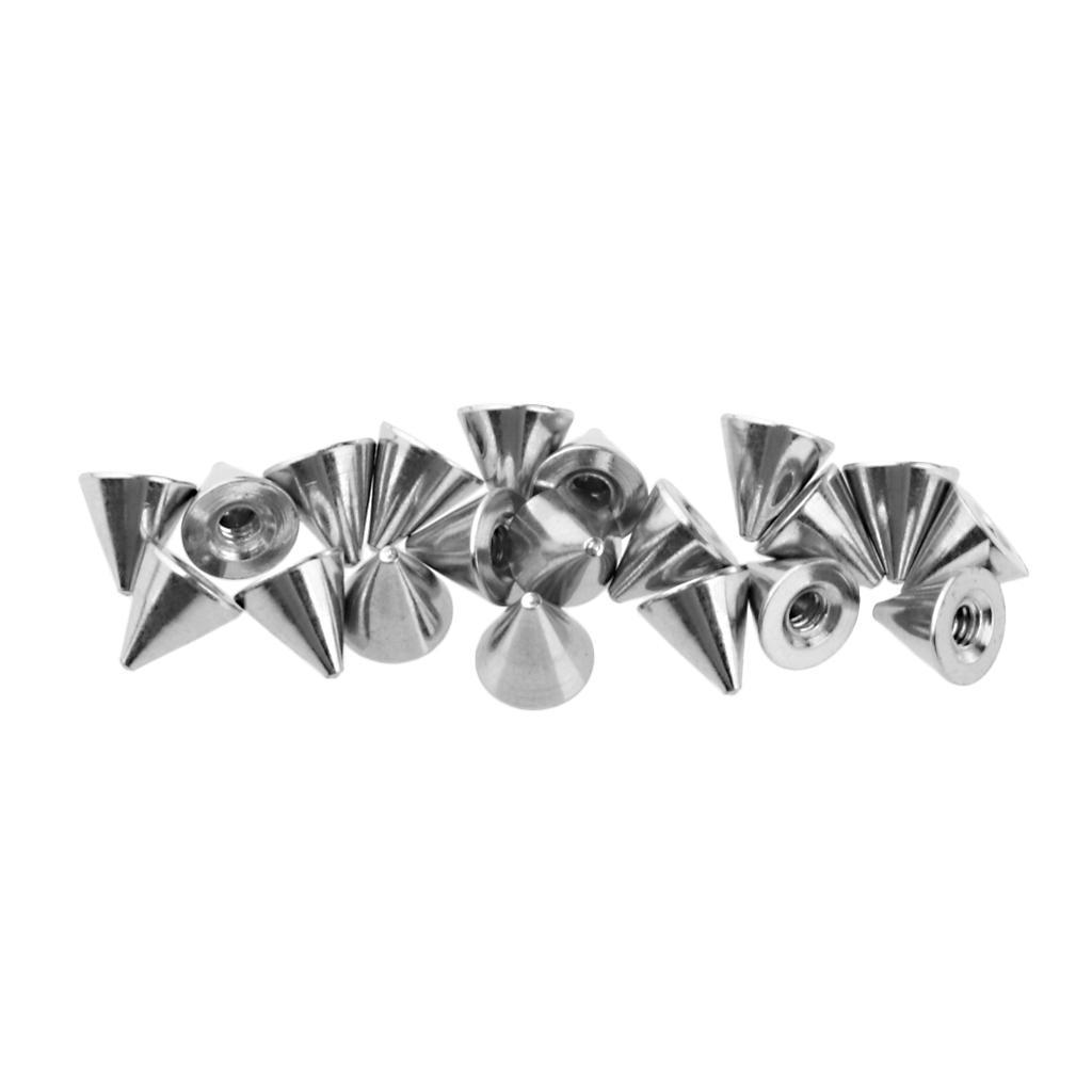 20 Stück Bulk Edelstahl Piercing Schmuck Spike Fit 16g Langhantel