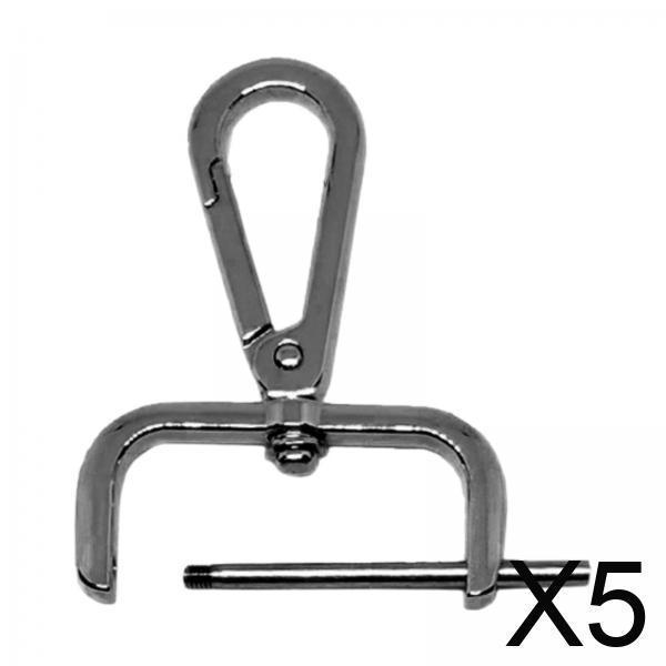 5xDetachable Snap Hook Swivel Clasp Jewelry Clasp Sturdy Swivel Snap Hook Clip