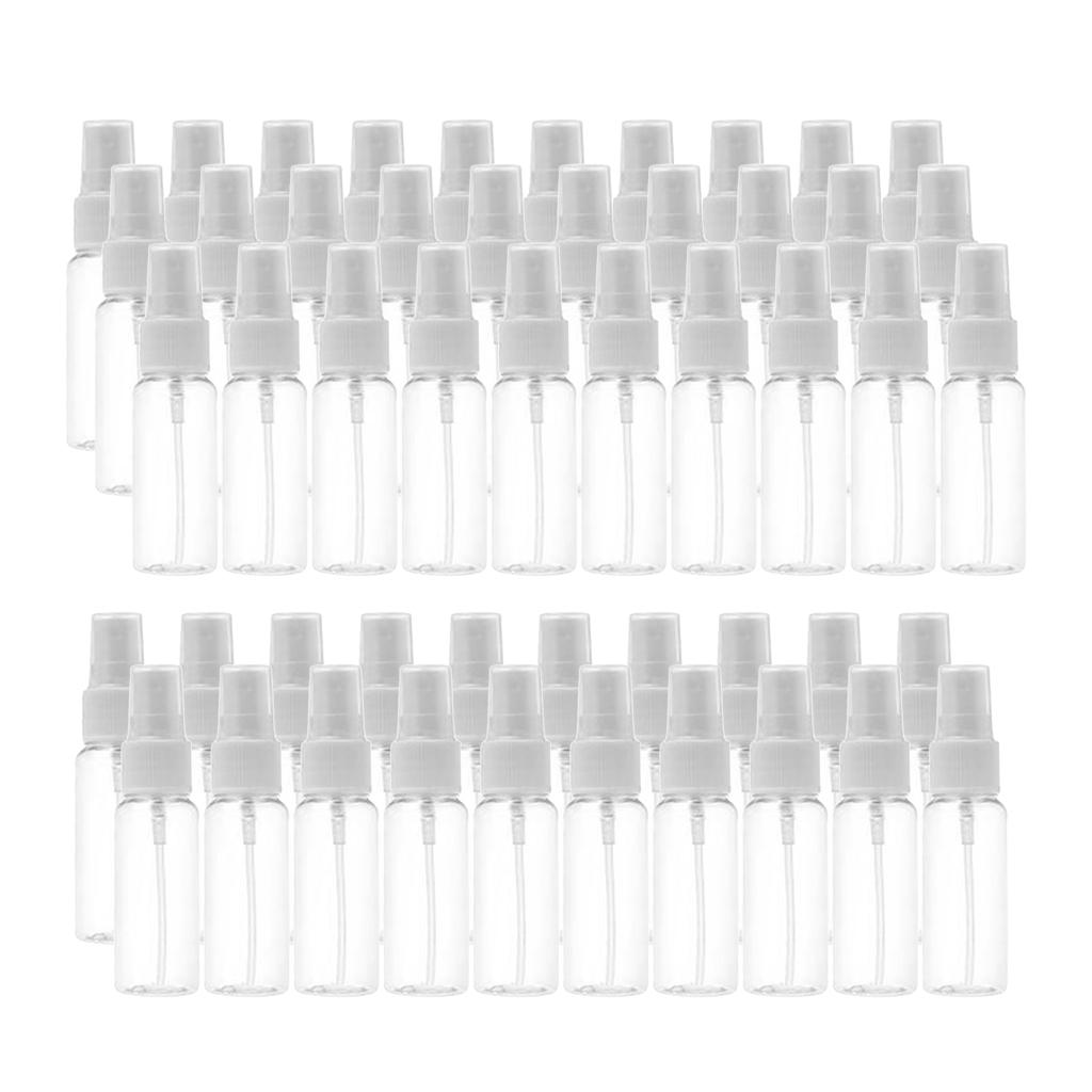 50x Transparent Refillable Empty Atomizer Refillable Fine Mist Sprayer 30ml
