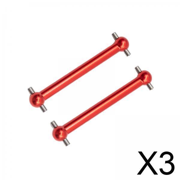 3xdrive Shaft Replacement Sturdy for 1/10 RC hobby Car Red