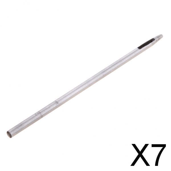 7xSteel Round Hollow Punch Hand Tools Hole Punching Leather Gasket 1.2mm