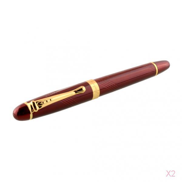 Luxury Jinhao X450 Deep Red Fine Twist Carven B Nib Fountain Pen