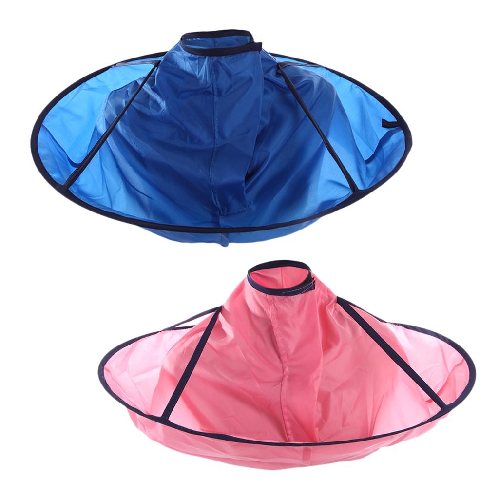 2pcs Pro Hair Cutting Cape Hair Catcher Hairdressing Umbrella Cloak Accs