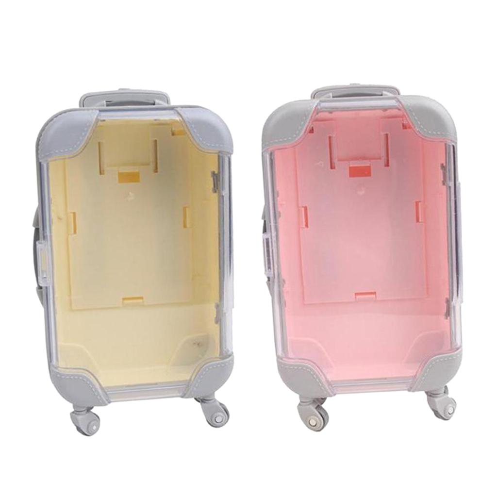 2pcs 18 inch Doll Travel Set Suitcase Compatible for American Doll