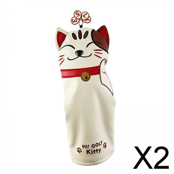 2xGolf Head Covers for Driver Fairway Hybrid Woods Headcover Hybrid Cover