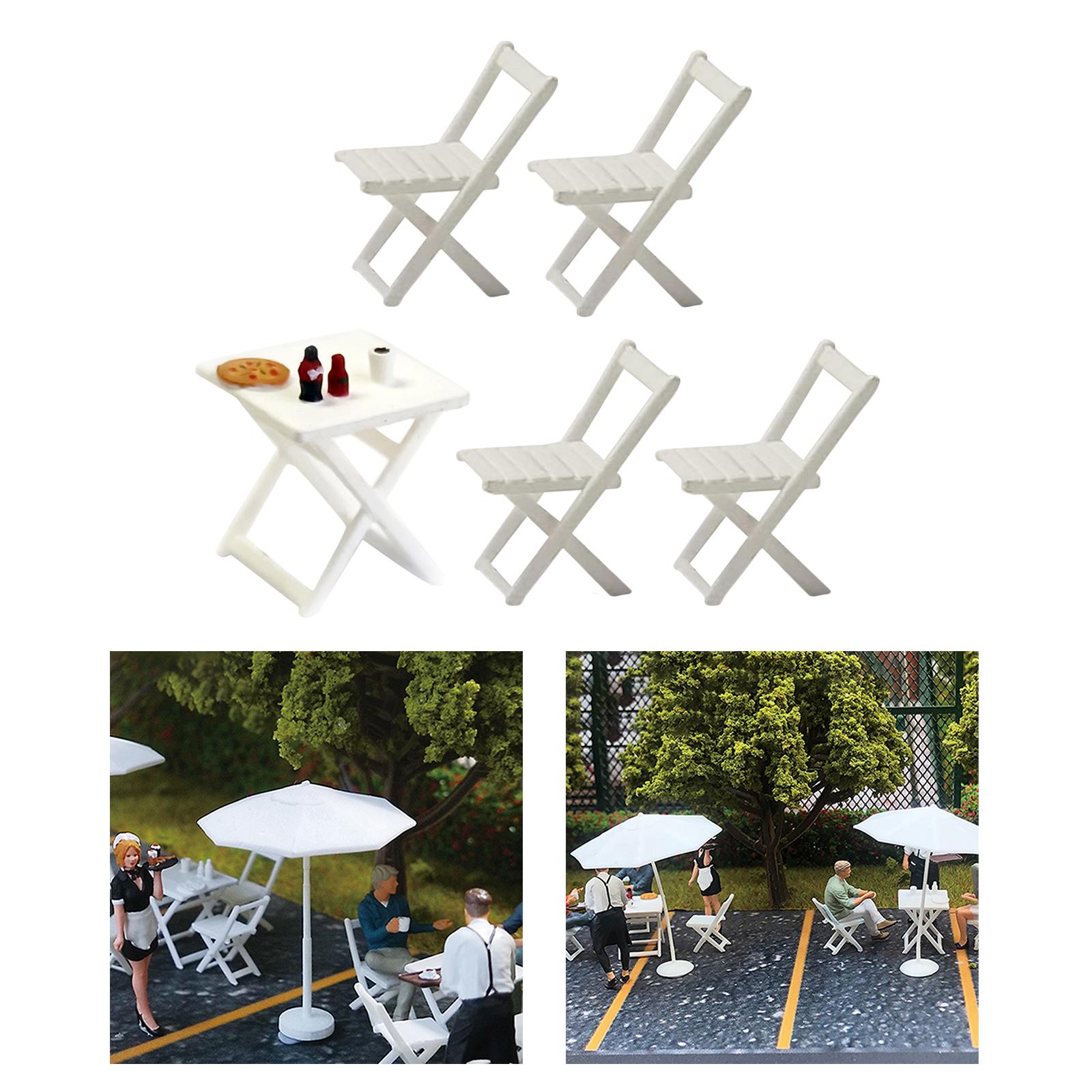 1:64 Figures Model Desk and Chair Scene Layout