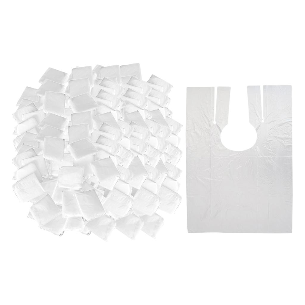 600pcs Disposable Hair Cutting Capes Salon Gowns Barber Apron 110x78cm