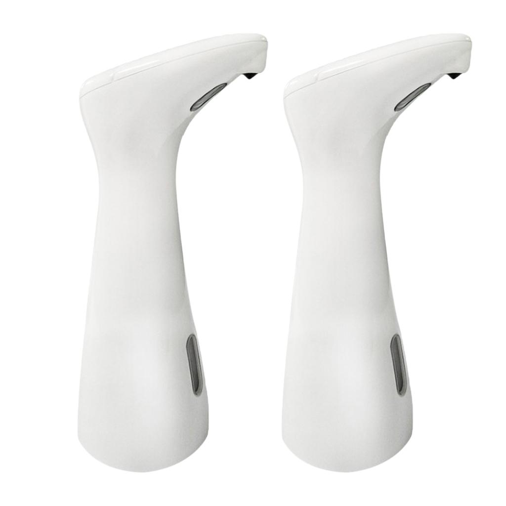 2 Pcs Automatic Hotel Home Bathroom Soap Kitchen Sink Liquid Dispenser 200ml