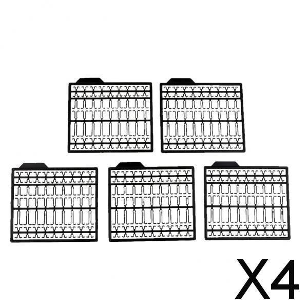 4x5Pcs Hair Rig Extender Boilie Stops Pellet Carp Coarse Fishing Tackle Black
