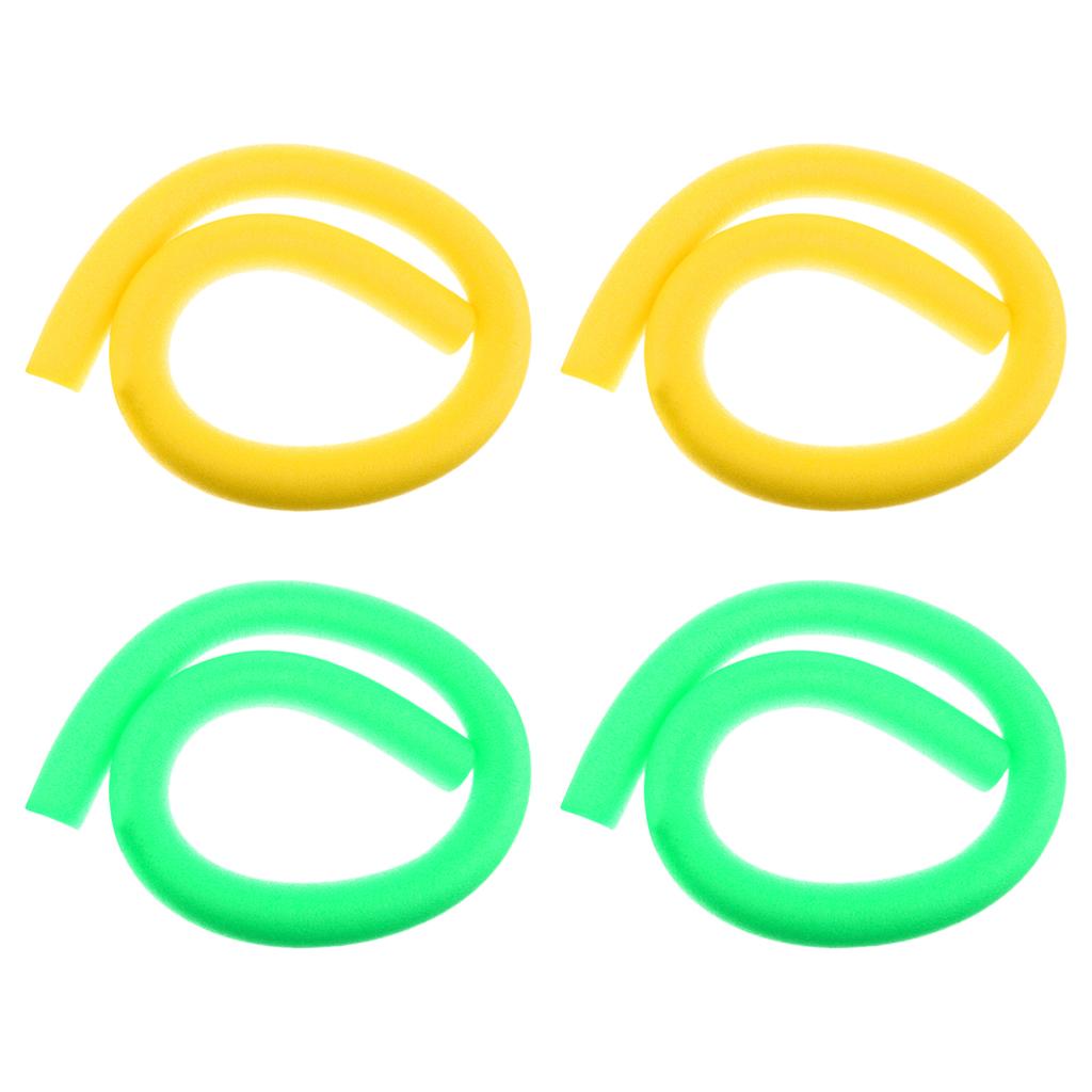 Swimming Pool Noodle Hollow Foam Kids Adult Float Swim Aid Green