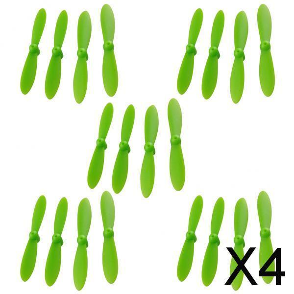 4x20pcs Propeller Airscrew Propellers for Cheerson CX 10 Mini Drone Green