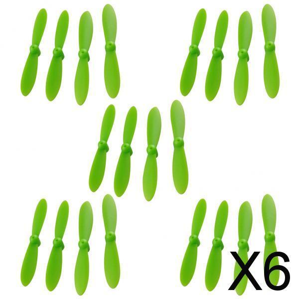 6x20pcs Propeller Airscrew Propellers for Cheerson CX 10 Mini Drone Green