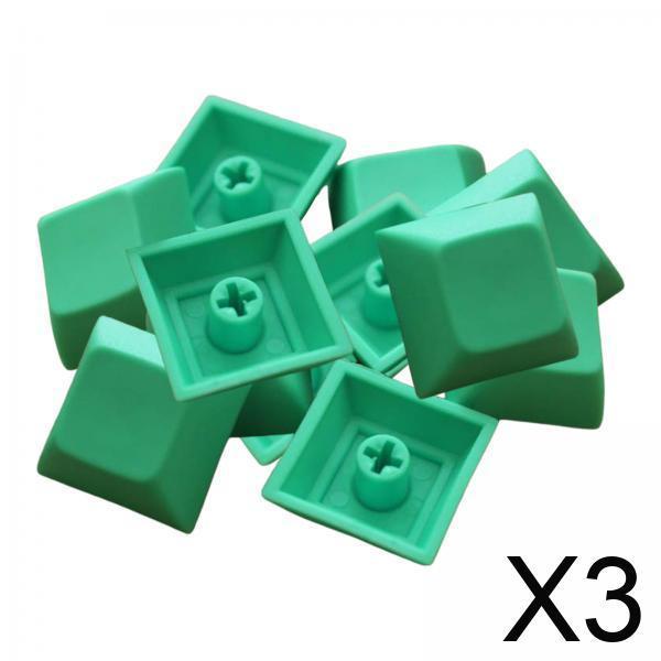 3x12Pcs PBT DSA Keycaps Blank for MX Switches Mechanical Keyboard Green