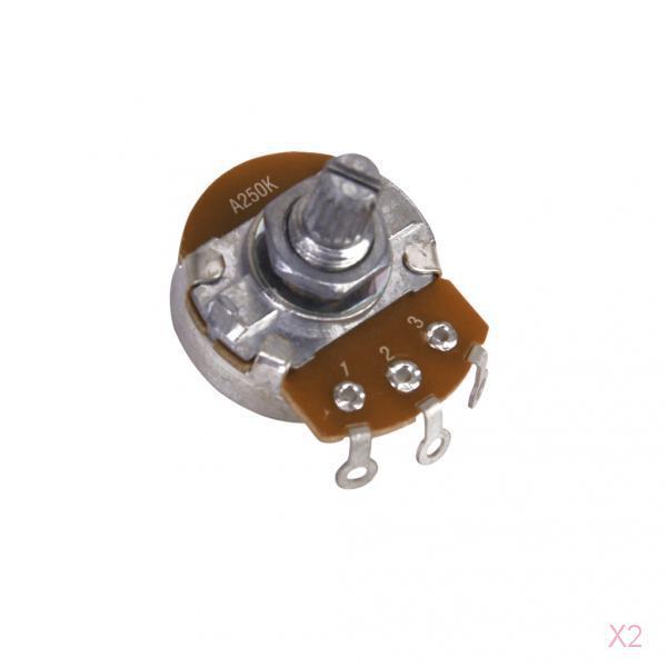 Audio Taper Potentiometer Mini 250K Volume Guitar Pot