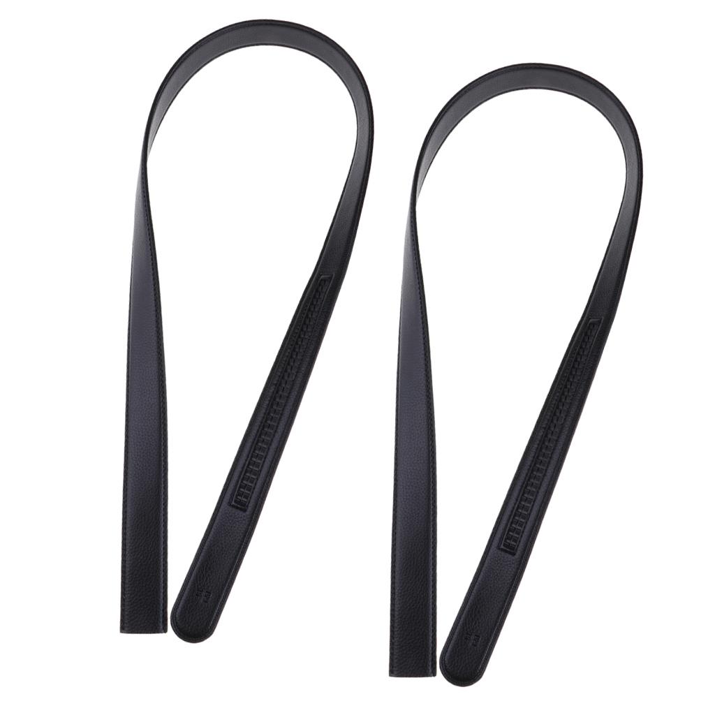 2 Pieces Mens Casual Automatic Waist Strap Belt Waistband without Buckle