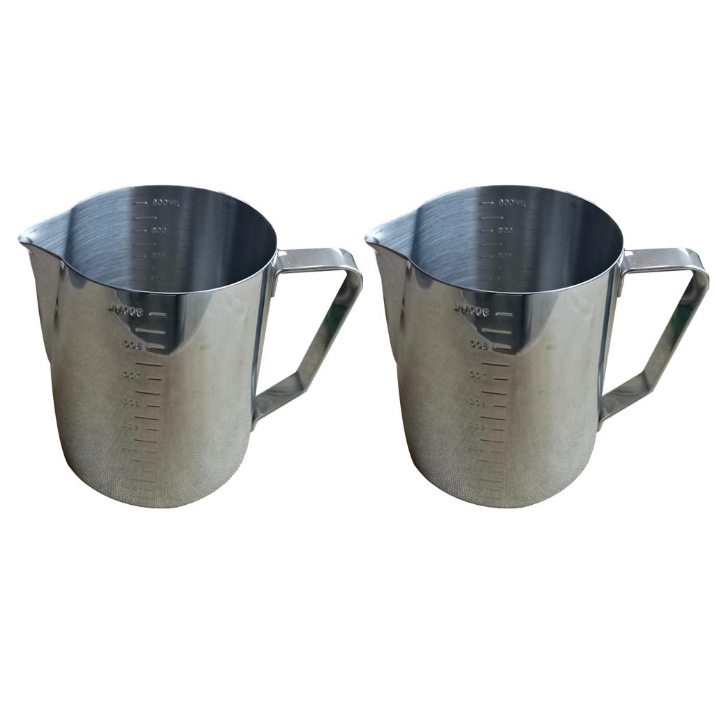 2 Multi-purpose Stainless Steel Candle Making Pitcher Frothing Pitcher 900ML