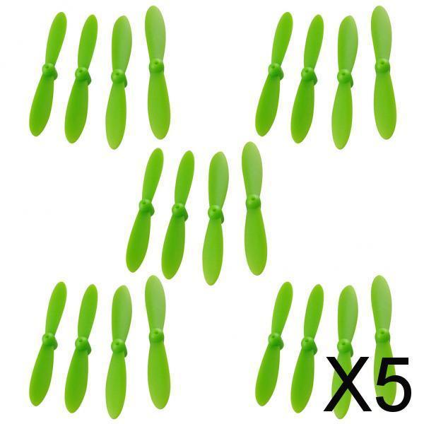 5x20pcs Propeller Airscrew Propellers for Cheerson CX 10 Mini Drone Green