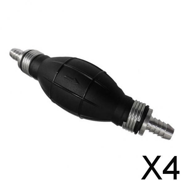 4x10mm-Straight Fuel Line Pump Primer Bulb Boat Petrol Inline