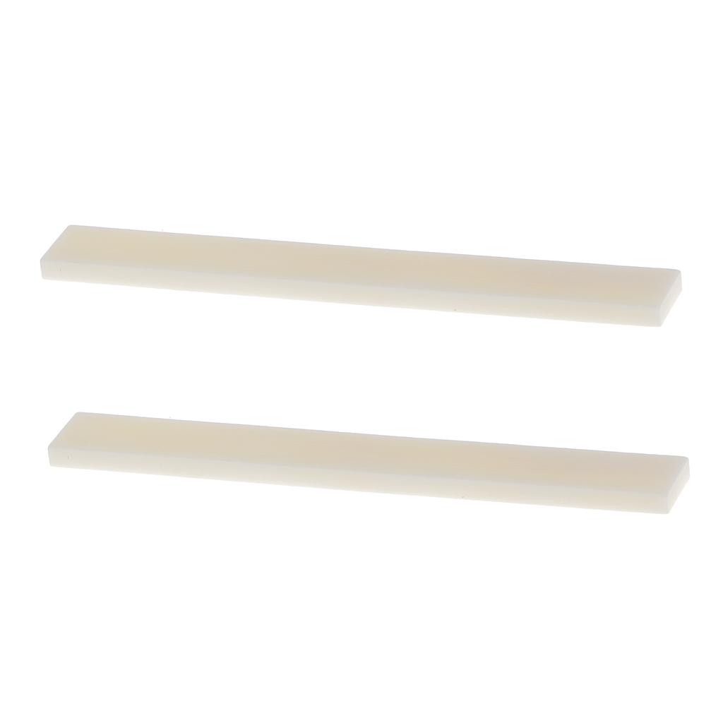 6 String Acoustic Guitar Bone Bridge Saddle for Guitar Parts 10pc